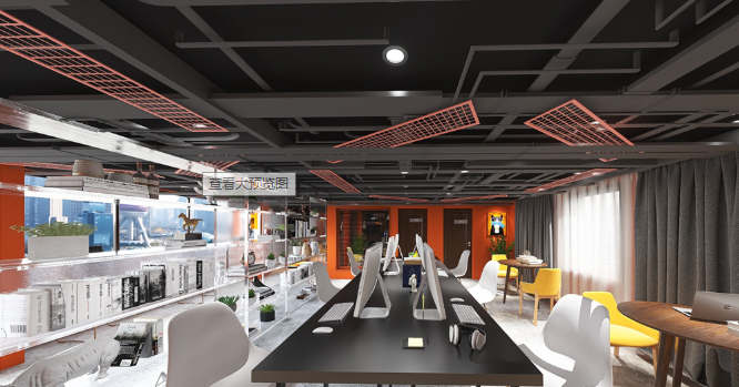 工業風辦公室裝修中橙色的運用與影響 工業風辦公室裝修中橙色的運用與影響