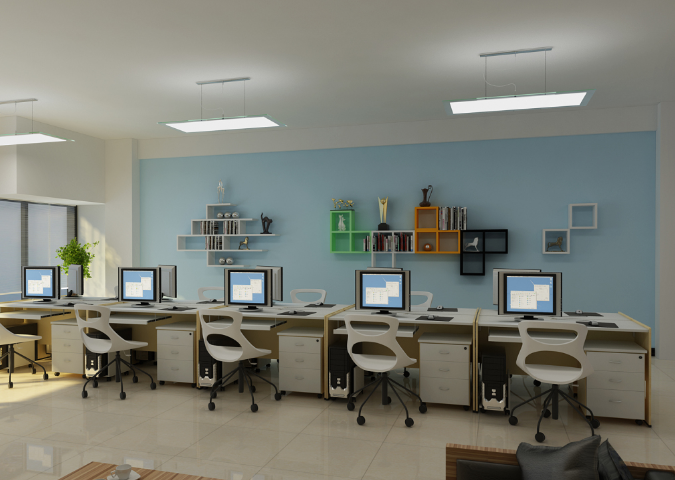 上海辦公室裝修設計:辦公區采用藍色的好處